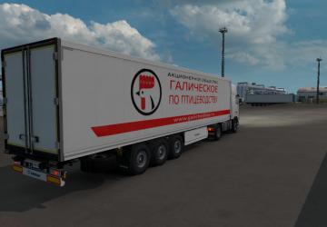 Gaulish Poultry Farming Skin for Krone Trailer v1.0 for Euro Truck Simulator 2 (v1.35.x, 1.36.x)