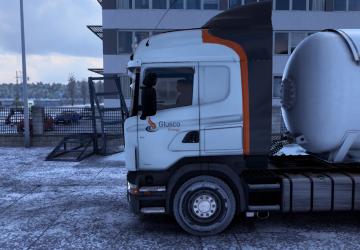 Glusco Skin for Scania RJL version 1.1 for Euro Truck Simulator 2 (v1.43.x)