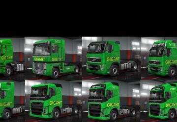 GRUZOVICHKOFF Skin MEGAPACK version 1.0 for Euro Truck Simulator 2 (v1.35.x)