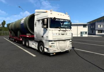 Dirty Skin for DAF XF105 by vad&ik version 1.0 for Euro Truck Simulator 2 (v1.48)