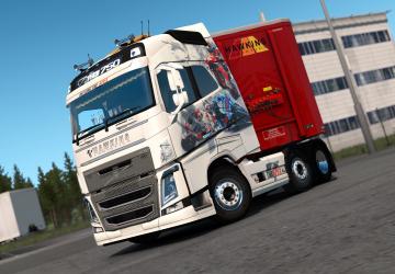 Hawkins Logistics Skin for Volvo FH version 1.0 for Euro Truck Simulator 2 (v1.32.x, - 1.35.x)