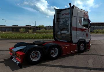 Skin Holland White & Red version 1.0 for Euro Truck Simulator 2 (v1.38.x, 1.39.x)