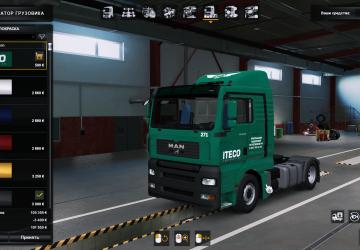 Skin ITECO Corporation for MAN TGA by MADster v1.5 for Euro Truck Simulator 2 (v1.40.x)