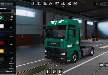 Skin ITECO Corporation for MAN TGA by MADster v1.5 for Euro Truck Simulator 2 (v1.40.x)