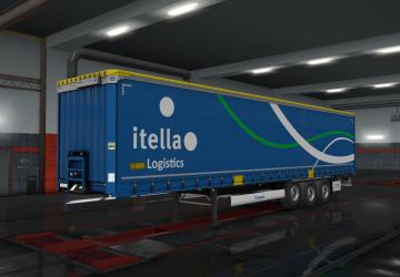 Itella Logistics Skin version 1.0 for Euro Truck Simulator 2 (v1.36.x)