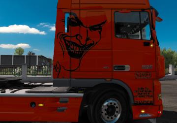 Joker Skin for DAF XF 105 version 1.1 for Euro Truck Simulator 2 (v1.35.x, - 1.38.x)
