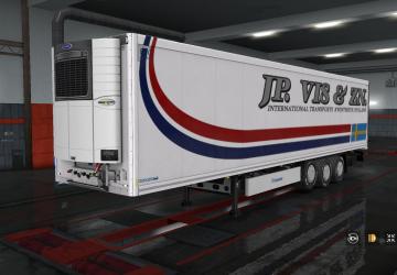 JP Vis & Zn. Skin for Krone Trailer version 1.0 for Euro Truck Simulator 2 (v1.32.x, - 1.35.x)