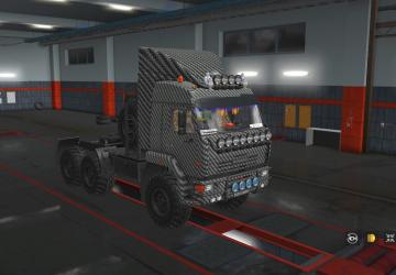 KAMAZ Carbon Skin for Kamaz-43-63-65 Offroad v1.0 for Euro Truck Simulator 2 (v1.32.x, - 1.34.x)
