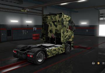 Camouflage Skin for Renault Range T version 1.0 for Euro Truck Simulator 2 (v1.35.x, 1.36.x)