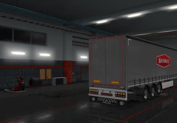 Kaspiko Trailer Skin version 1.0 for Euro Truck Simulator 2 (v1.32.x, - 1.35.x)