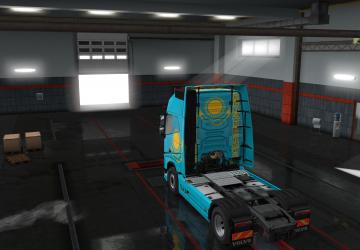 Kazakhstan Skin for Volvo FH 2012 version 1.0 for Euro Truck Simulator 2 (v1.35.x, - 1.43.x)