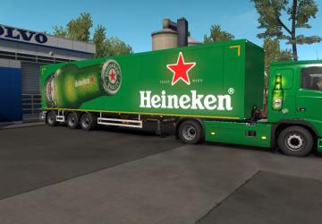 Heineken Skin Combo version 1.0 for Euro Truck Simulator 2 (v1.35.x)