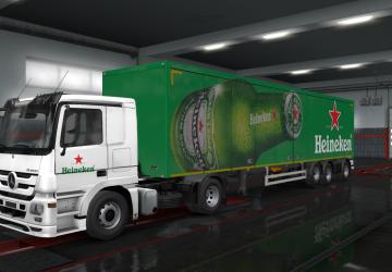 Heineken Skin Combo version 1.0 for Euro Truck Simulator 2 (v1.35.x)
