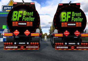 Brent Fuller Company Skin version 1.0 for Euro Truck Simulator 2 (v1.42.x)