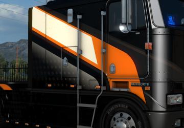 LINE Skin for Kenworth K100E version 1.0 for Euro Truck Simulator 2 (v1.35.x, 1.36.x)
