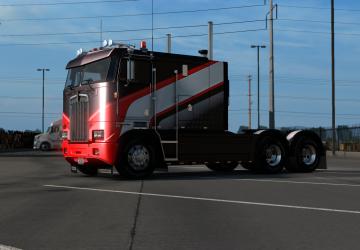 LINE Skin for Kenworth K100E version 1.0 for Euro Truck Simulator 2 (v1.35.x, 1.36.x)