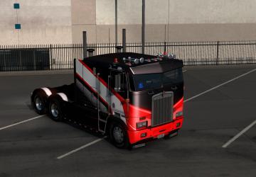 LINE Skin for Kenworth K100E version 1.0 for Euro Truck Simulator 2 (v1.35.x, 1.36.x)
