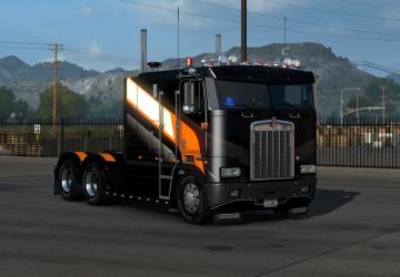 LINE Skin for Kenworth K100E version 1.0 for Euro Truck Simulator 2 (v1.35.x, 1.36.x)