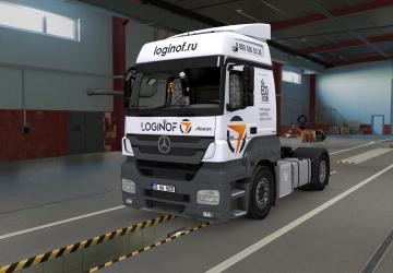 Loginof Skin version 1.1 for Euro Truck Simulator 2 (v1.43.x)