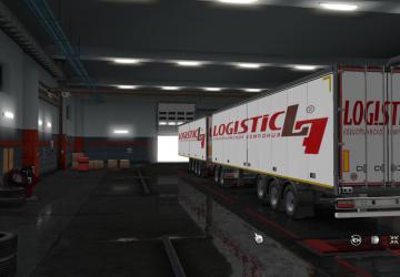 LOGISTIC L Skin for Standard Trailers version 1.0 for Euro Truck Simulator 2 (v1.35.x)