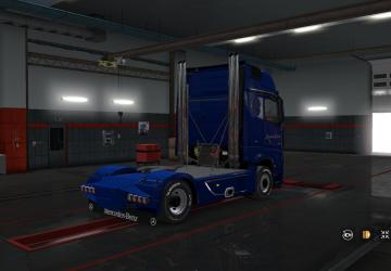 Loos Bavaria Skin for Mercedes Actros MP4 and Krone Trailer v1.0 for Euro Truck Simulator 2 (v1.32.x, - 1.36.x)