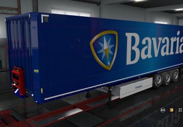 Loos Bavaria Skin for Mercedes Actros MP4 and Krone Trailer v1.0 for Euro Truck Simulator 2 (v1.32.x, - 1.36.x)