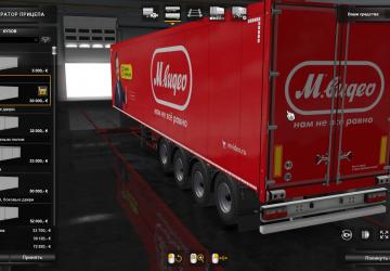 M.Video Skin for Standard Trailer version 1.0 for Euro Truck Simulator 2 (v1.35.x)