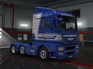 Mainfreight Skin for Man GTX version 1.0 for Euro Truck Simulator 2 (v1.28.x)
