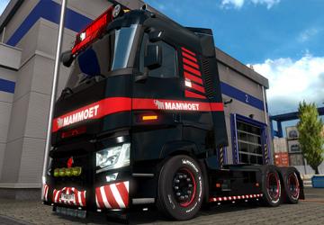 Mammoet Skin for Renault Range T by SCS version 1.0 for Euro Truck Simulator 2 (v1.35.x)