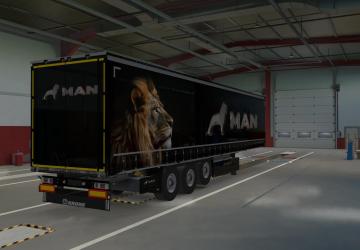 MAN Skin for Owned Krone ProfiLiner Trailer v1.0 for Euro Truck Simulator 2 (v1.49+)