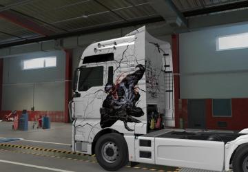 Skin Man XL/XXL Venom version 1 for Euro Truck Simulator 2 (v1.45+)