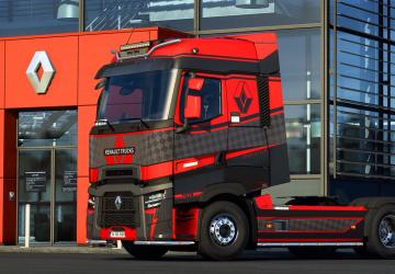 Metallic Skin for Renault T version 1.0 for Euro Truck Simulator 2 (v1.41.x)