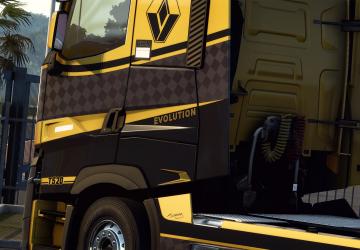 Metallic Skin for Renault T version 1.0 for Euro Truck Simulator 2 (v1.41.x)