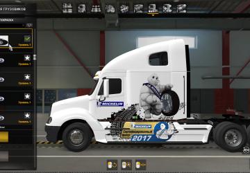 Michelin Skin for Freightliner Century & Columbia C 120 v1.0 for Euro Truck Simulator 2 (v1.41.x)