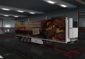 Miratorg Skin for Own Trailer version 1.0 for Euro Truck Simulator 2 (v1.35.x)