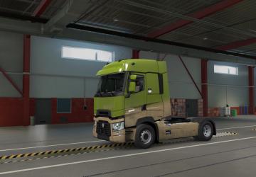 Dirt Skin for Renault Range T version 1.0 for Euro Truck Simulator 2 (v1.40.x, - 1.42.x)