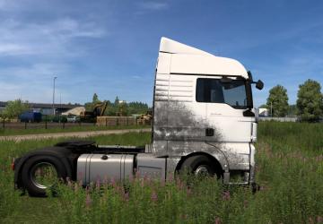 Dirty Skin for MAN TGX E6 2015 version 1.0 for Euro Truck Simulator 2 (v1.54)