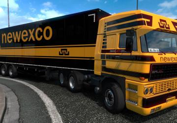 Newexco Skin for DAF F241 and Trailer version 1.0 for Euro Truck Simulator 2 (v1.34.x, 1.35.x)