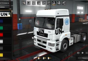 UN Skin for Kamaz 5490 version 1.0 for Euro Truck Simulator 2 (v1.35.x, 1.36.x)