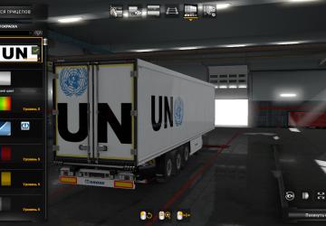 UN Skin for Krone Cooliner version 1.0 for Euro Truck Simulator 2 (v1.35.x, 1.36.x)