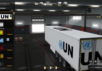 UN Skin for Krone Cooliner version 1.0 for Euro Truck Simulator 2 (v1.35.x, 1.36.x)