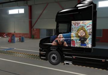 Orange County Choppers Skin for Scania T by RJL v1.0 for Euro Truck Simulator 2 (v1.39.x)