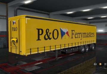 P&O Ferrymasters Skin for Your Trailer version 1.0 for Euro Truck Simulator 2 (v1.32.x, - 1.35.x)