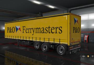 P&O Ferrymasters Skin for Your Trailer version 1.0 for Euro Truck Simulator 2 (v1.32.x, - 1.35.x)