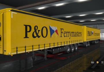 P&O Ferrymasters Skin for Your Trailer version 1.0 for Euro Truck Simulator 2 (v1.32.x, - 1.35.x)
