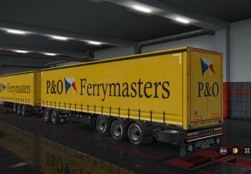 P&O Ferrymasters Skin for Your Trailer version 1.0 for Euro Truck Simulator 2 (v1.32.x, - 1.35.x)
