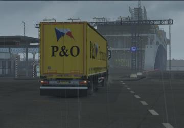 P&O Ferrymasters Skin for Your Trailer version 1.0 for Euro Truck Simulator 2 (v1.32.x, - 1.35.x)