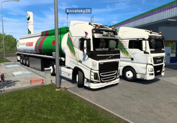 Bashneft Skin Pack version 1.0 for Euro Truck Simulator 2 (v1.43.x)