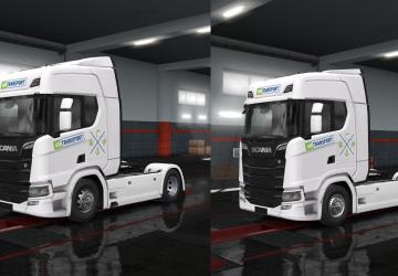 Eurolink - Unitransport - Gruber Skin Pack for Scania S&R and Krone Profiliner v1.0 for Euro Truck Simulator 2 (v1.35.x)