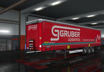 Eurolink - Unitransport - Gruber Skin Pack for Scania S&R and Krone Profiliner v1.0 for Euro Truck Simulator 2 (v1.35.x)